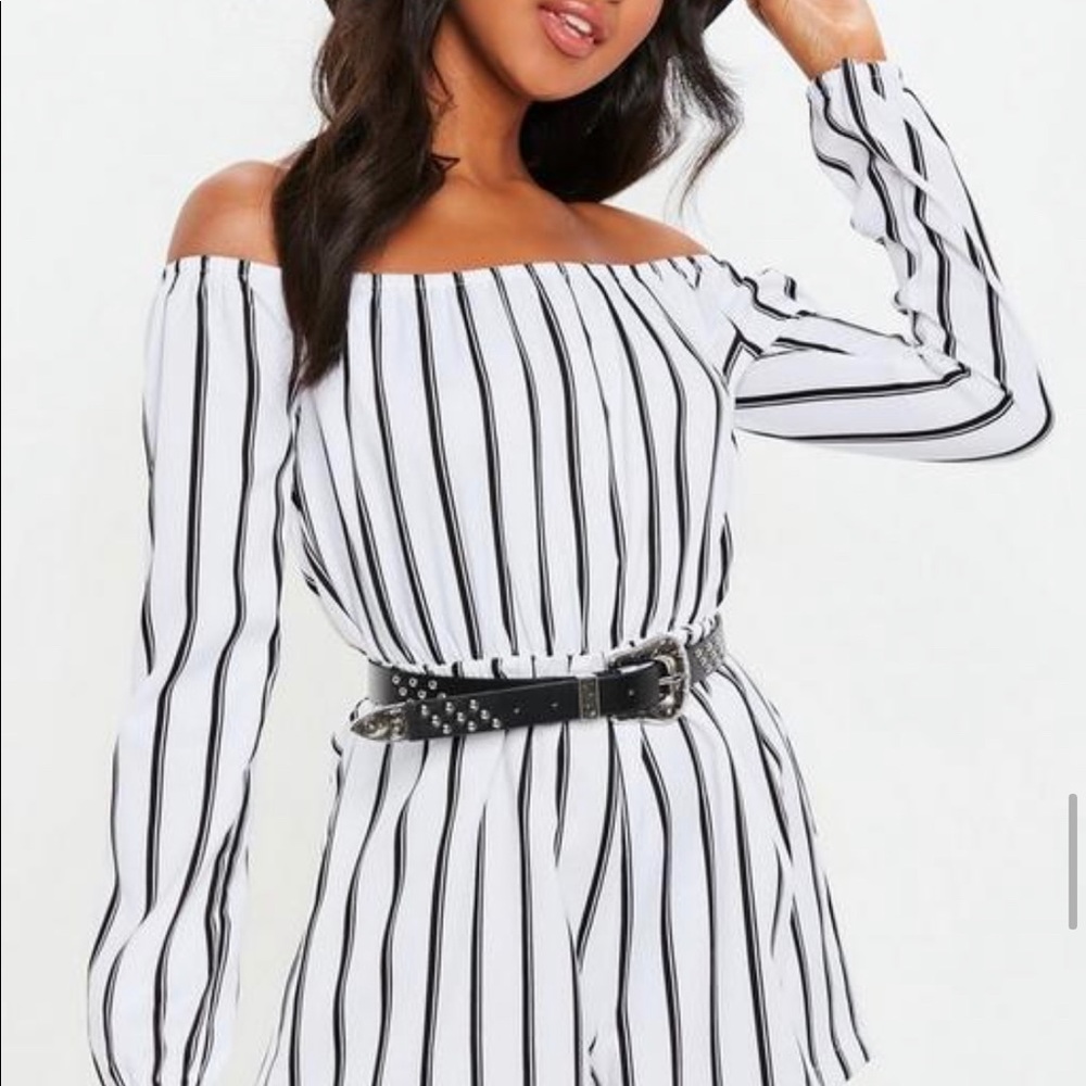 Off the shoulder romper